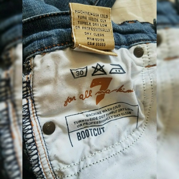 Womens 7 Seven For All Mankind Bootcut Jeans 29x30 - Picture 5 of 5